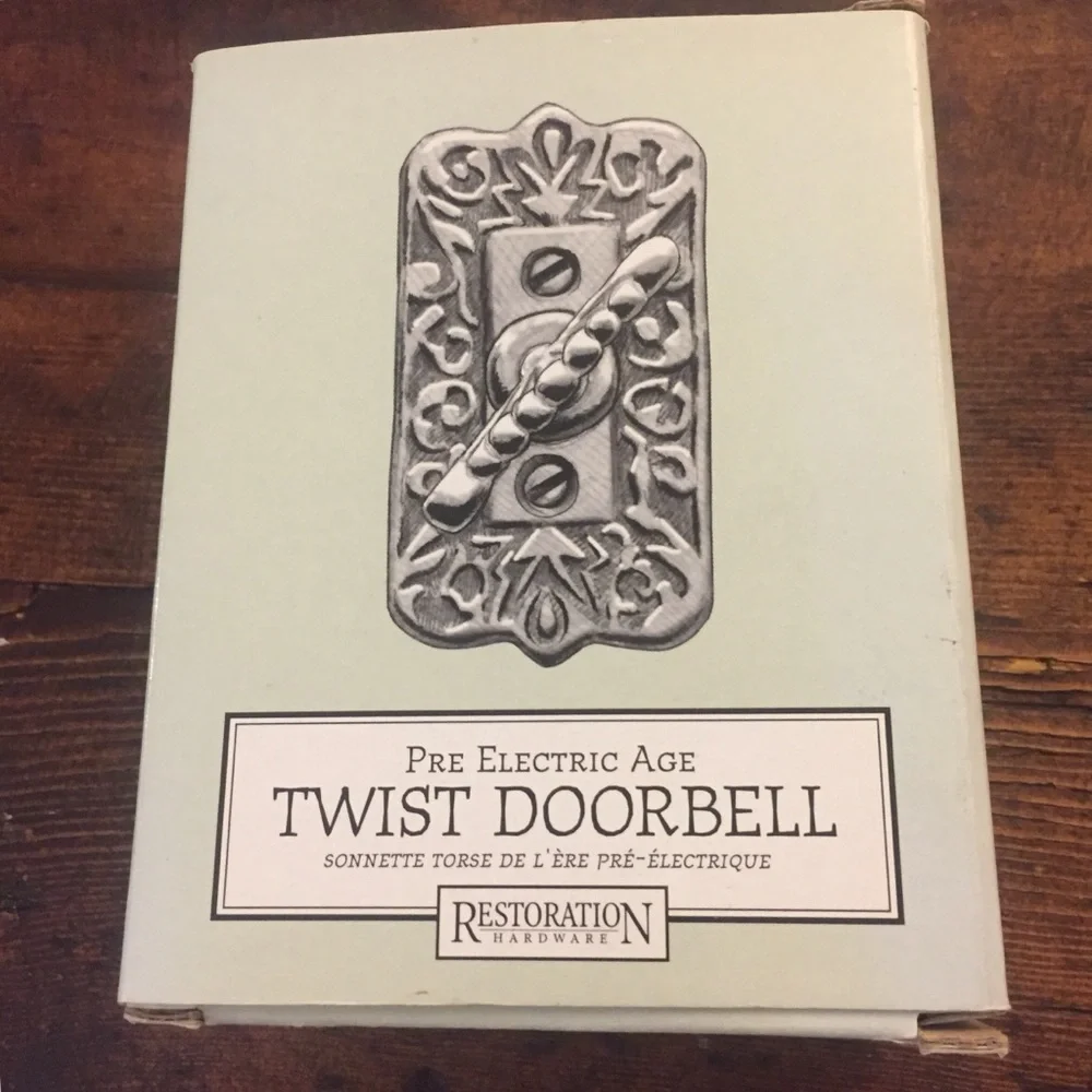 Restoration Hardware RH Twist Doorbell Brass
